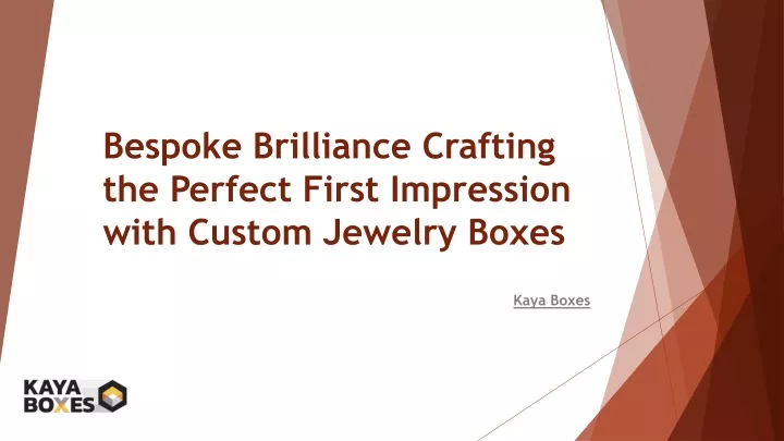 bespoke brilliance crafting the perfect first impression with custom jewelry boxes
