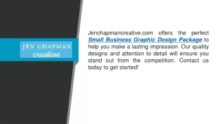 Small Business Graphic Design Package  Jenchapmancreative.com