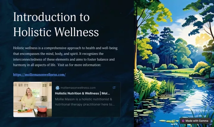 introduction to holistic wellness