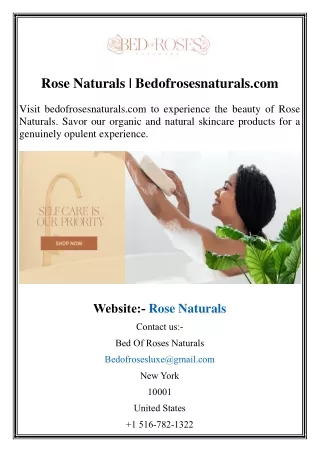 Rose Naturals Bedofrosesnaturals.com