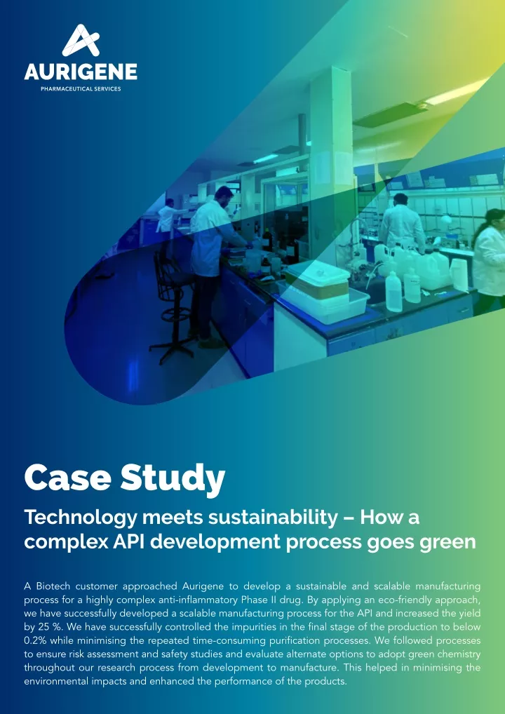 case study technology meets sustainability