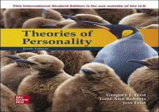 [PDF READ ONLINE]  Theories Of Personality