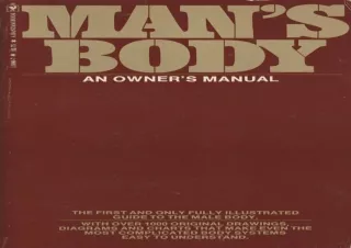 ⭐ DOWNLOAD/PDF ⚡ man's body: an owner's manual