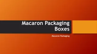 macaron packaging boxes