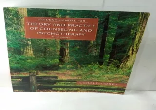 Read  [PDF]  Student Manual Theory & Practice Counseling & Psycho