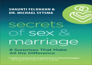 get [PDF] Download Secrets of Sex and Marriage: 8 Surprises That
