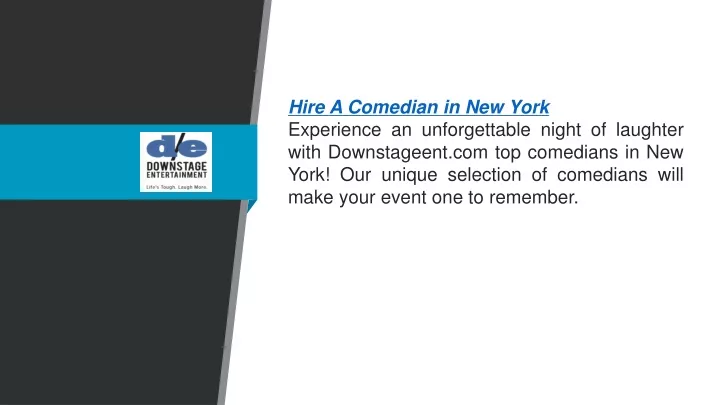 hire a comedian in new york experience