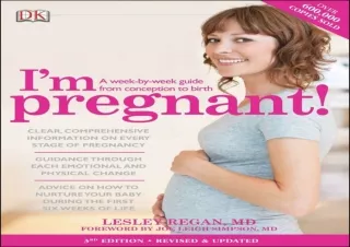 [PDF] DOWNLOAD  I'm Pregnant!: A Week-by-Week Guide from Concepti