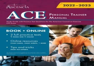 Read  [PDF]  ACE Personal Trainer Manual: Study Guide with Practi
