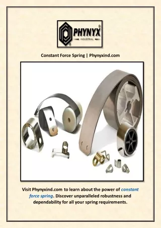 constant force spring phynyxind com