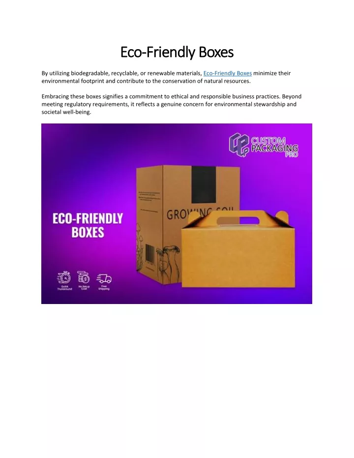 eco eco friendly boxes friendly boxes