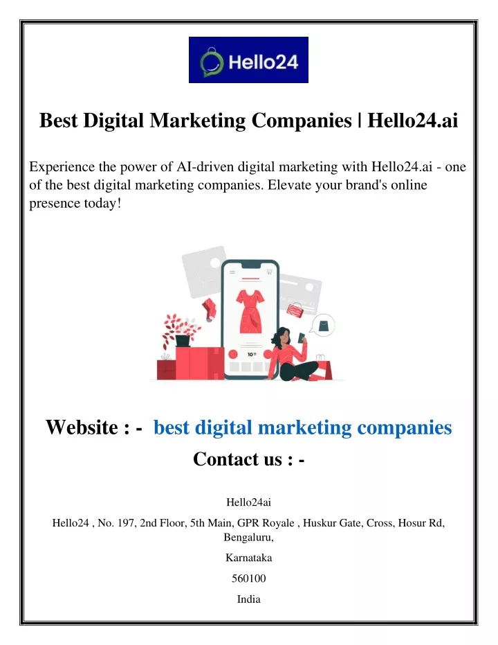best digital marketing companies hello24 ai