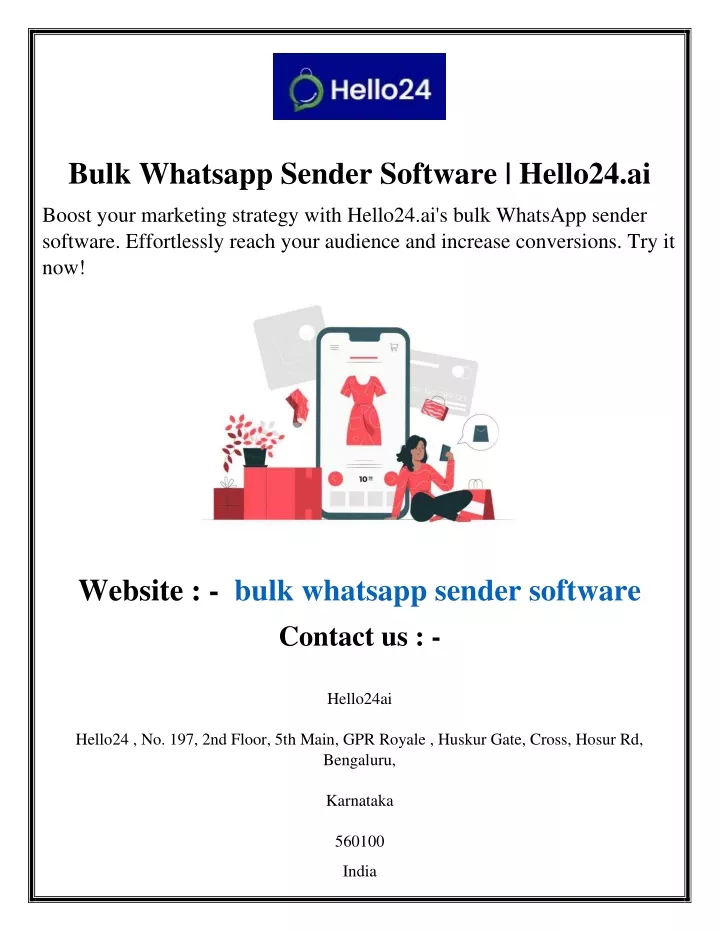 bulk whatsapp sender software hello24 ai