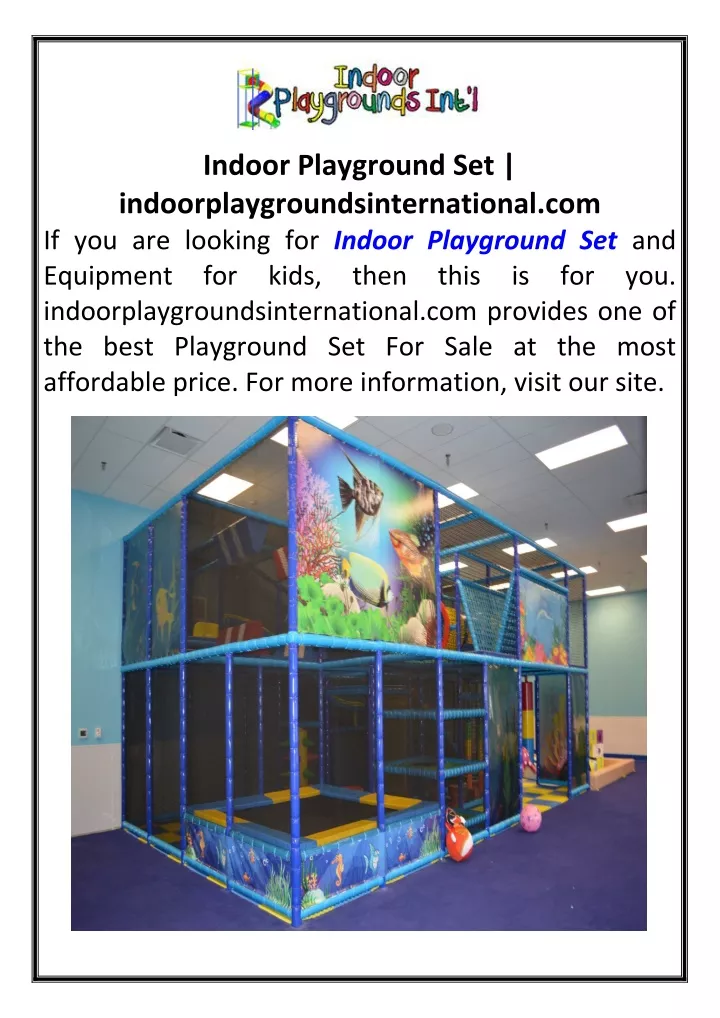 indoor playground