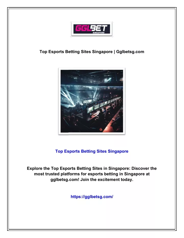 top esports betting sites singapore gglbetsg