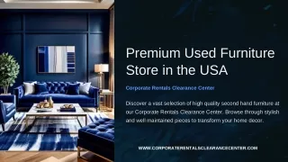Premium Used Furniture Store in the USA | Corporate Rentals Clearance Center