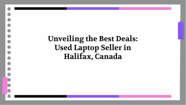 unveiling the best deals used laptop seller