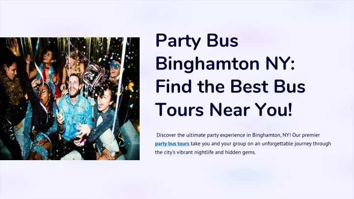 party bus binghamton ny find the best bus tours