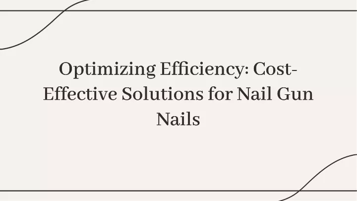 optimizing efficiency cost effective solutions