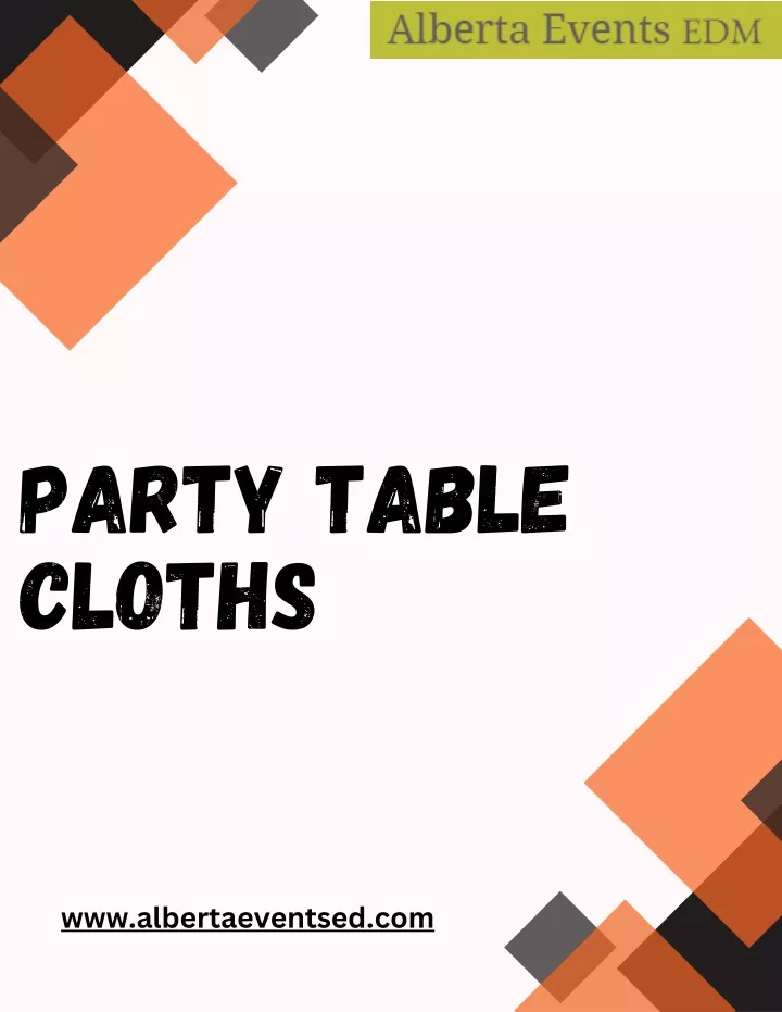 party table cloths