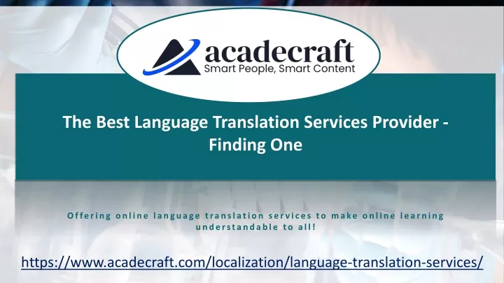 the best language translation services provider