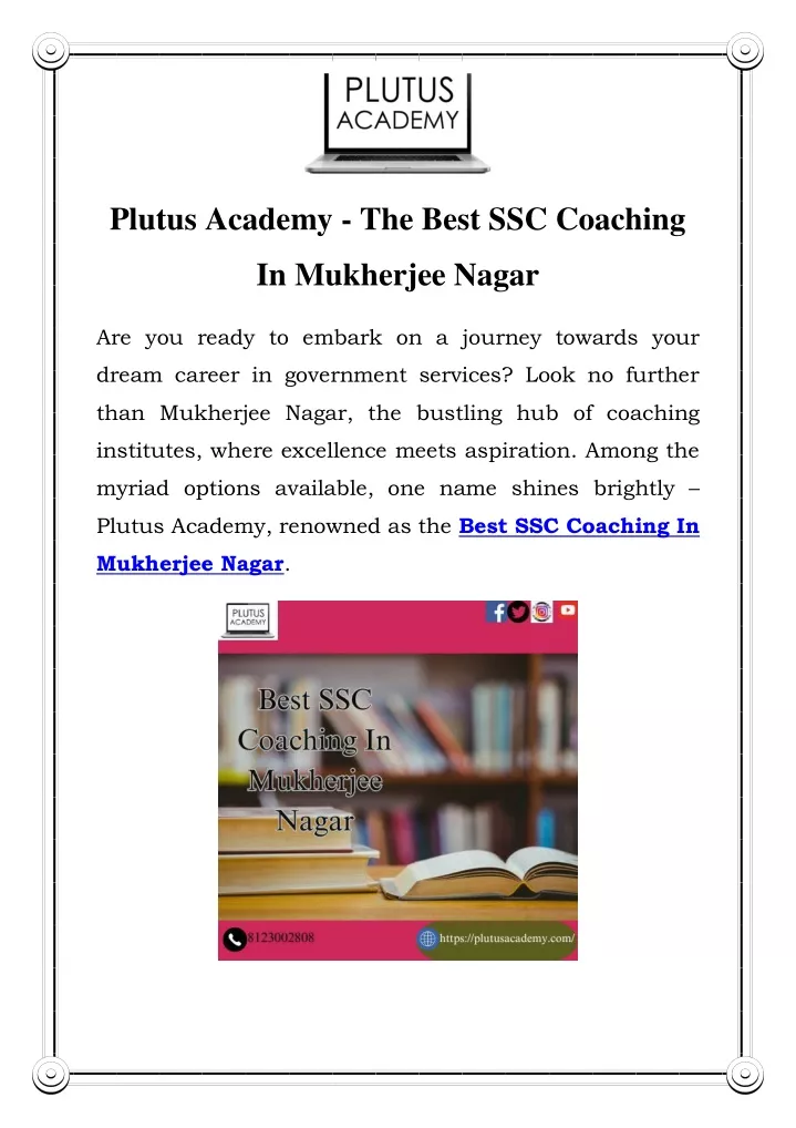 plutus academy the best ssc coaching