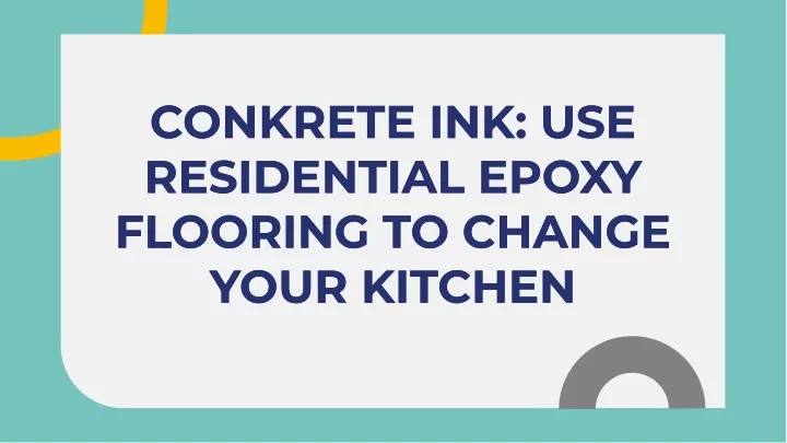 conkrete ink use residential epoxy flooring