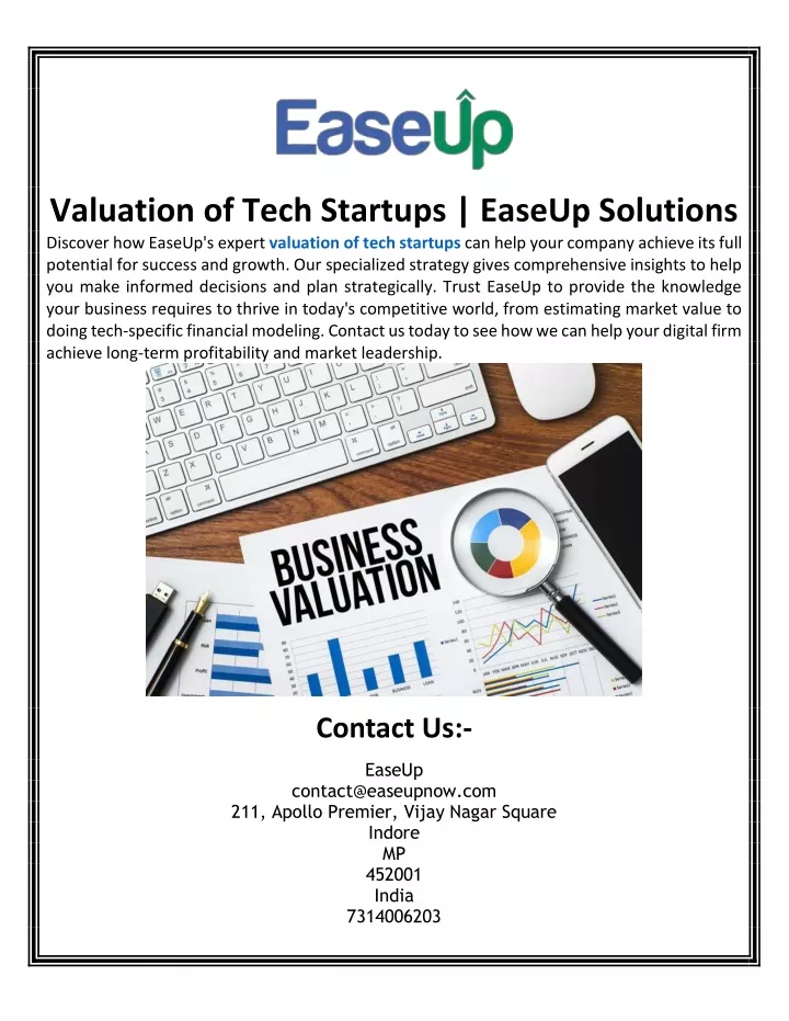 valuation of tech startups easeup solutions