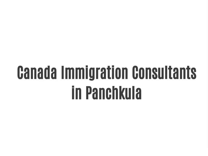 canada immigration consultants in panchkula