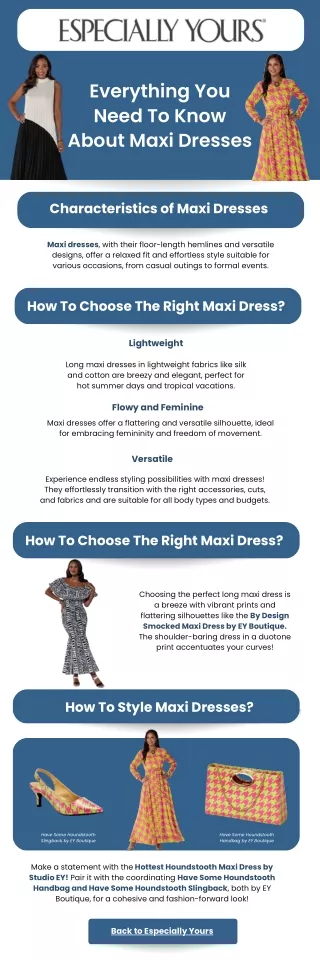 Everything You Need To Know About Maxi Dresses