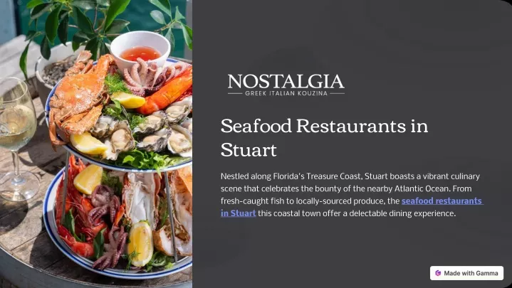 seafood restaurants in stuart