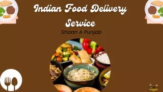 Indian Food Delivery Service