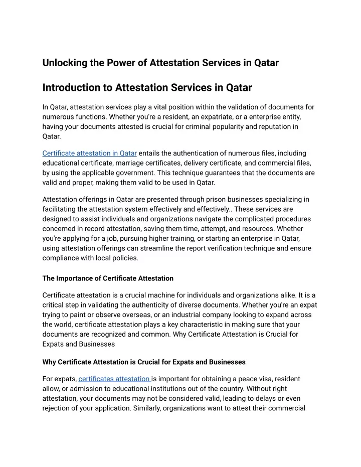 unlocking the power of attestation services