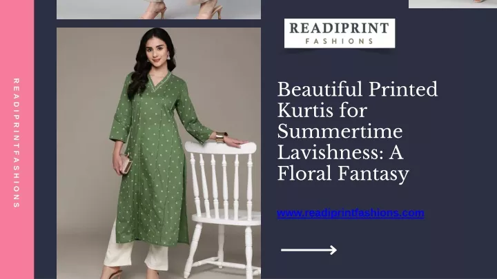 beautiful printed kurtis for summertime