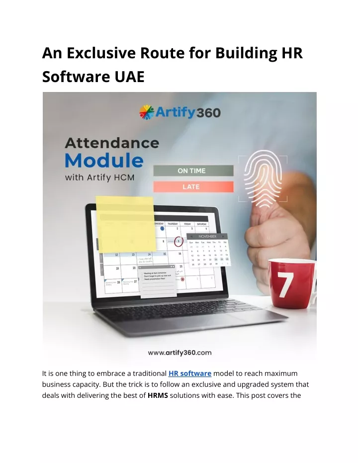 an exclusive route for building hr software uae