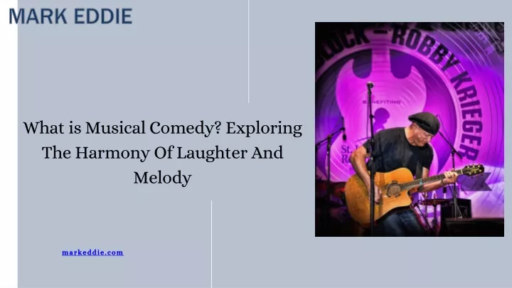 what is musical comedy exploring the harmony