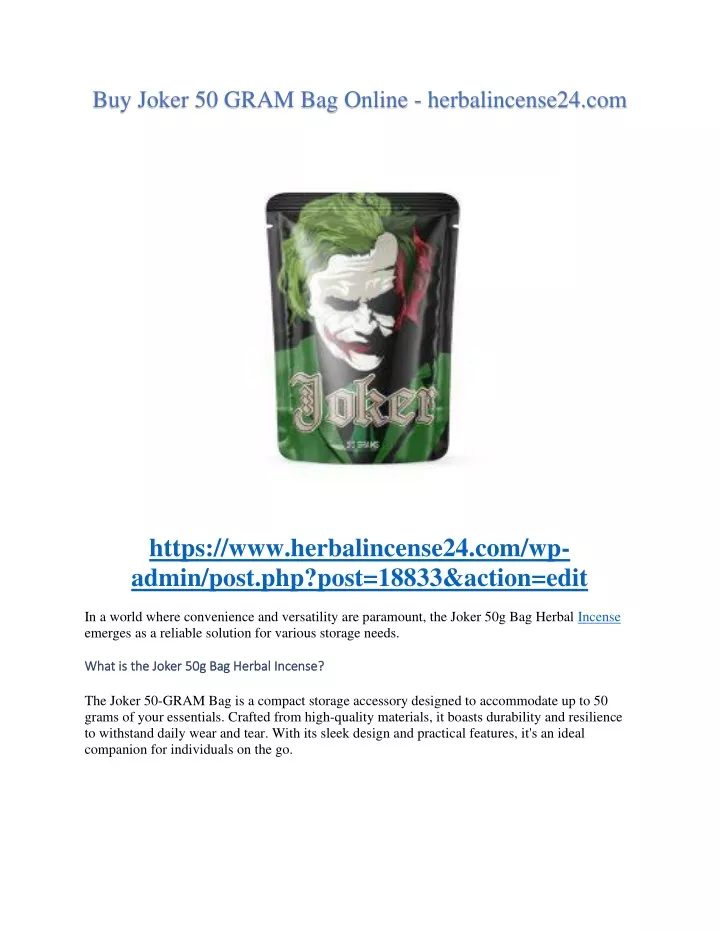 buy joker 50 gram bag online herbalincense24 com