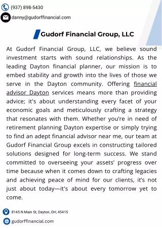 Gudorf Financial Group, LLC