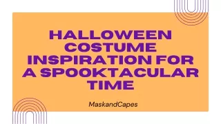 Halloween Costume Inspiration for a Spooktacular Time