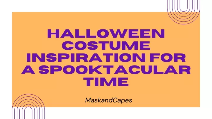 halloween costume inspiration for a spooktacular