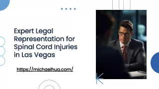 Expert Legal Representation for Spinal Cord Injuries in Las Vegas