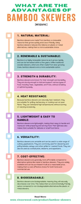 What are the Advantages of Bamboo Skewers [Infographic]