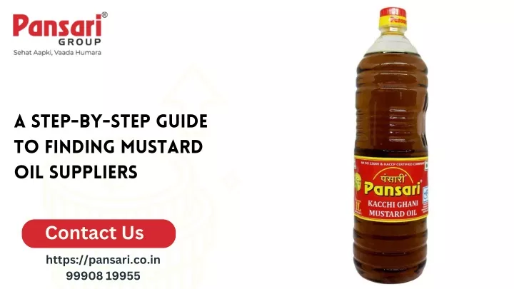 a step by step guide to finding mustard
