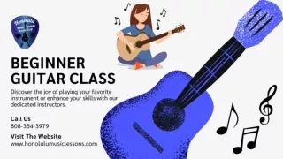 University Of Hawaii Guitar Lessons