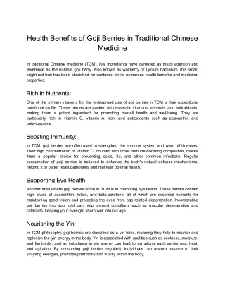 _Health Benefits of Goji Berries in Traditional Chinese Medicine (1)