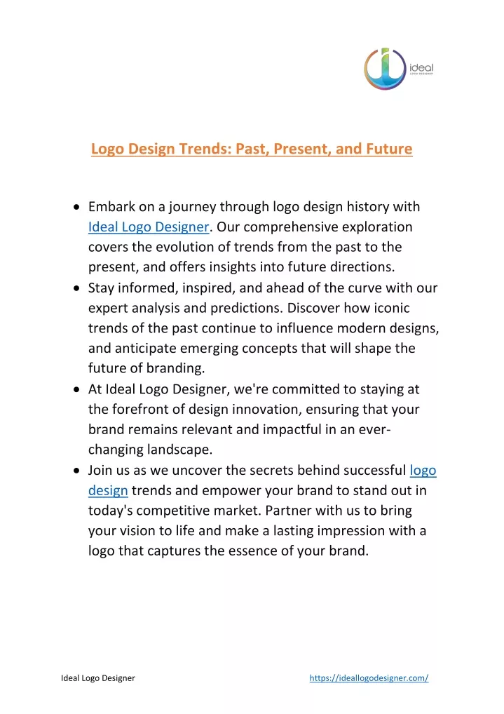 logo design trends past present and future