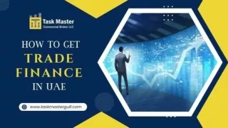 How To Get Trade Finance