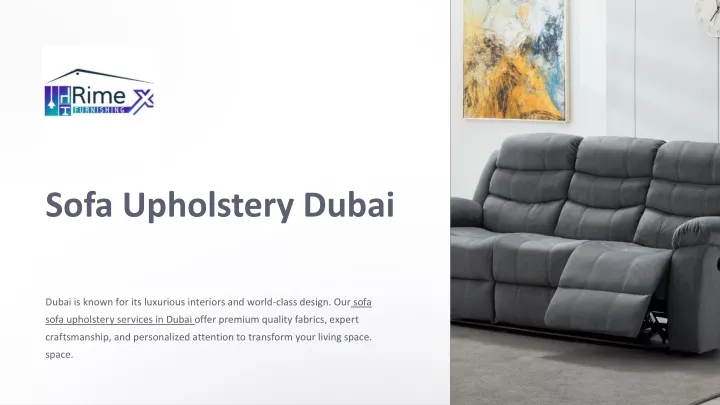 sofa upholstery dubai