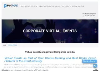 virtual event management company