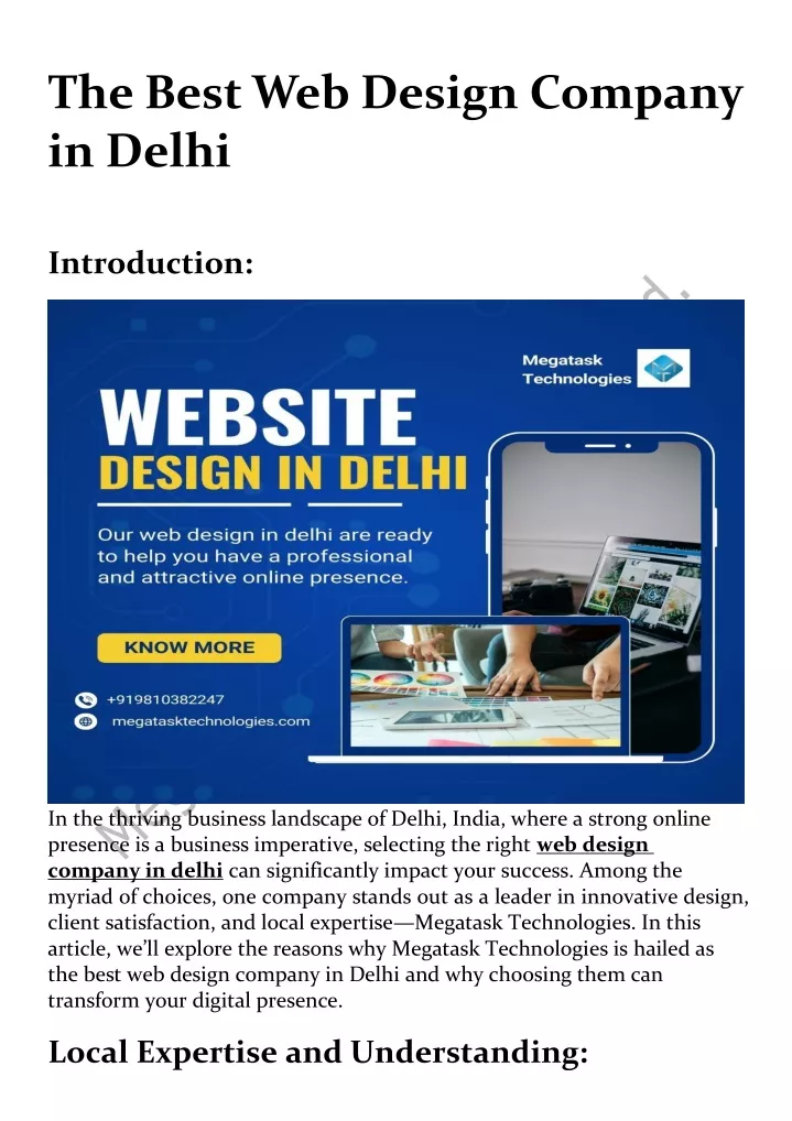 the best web design company in delhi